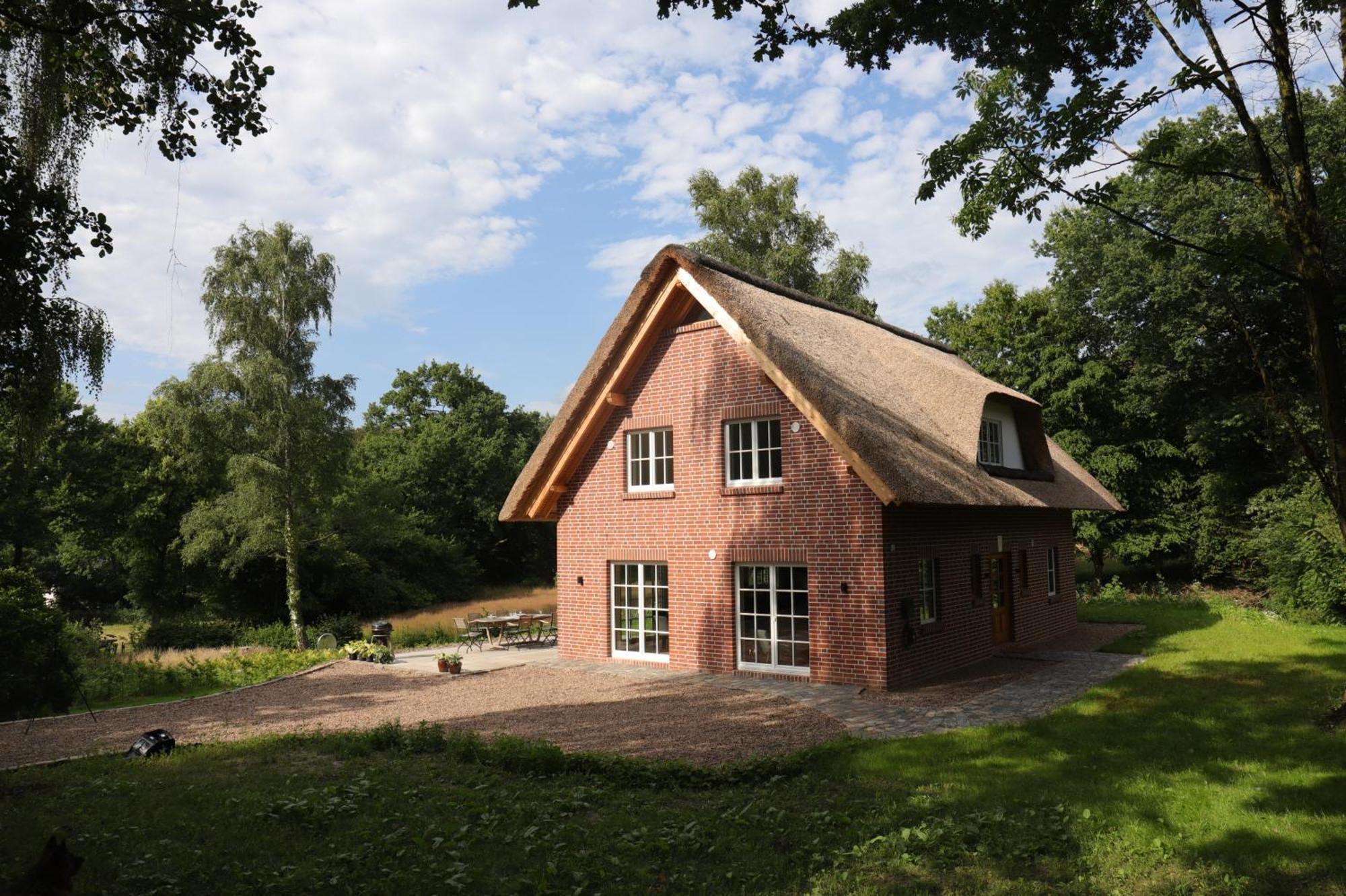 Reetdachhaus In Der Bremer Schweiz エクステリア 写真