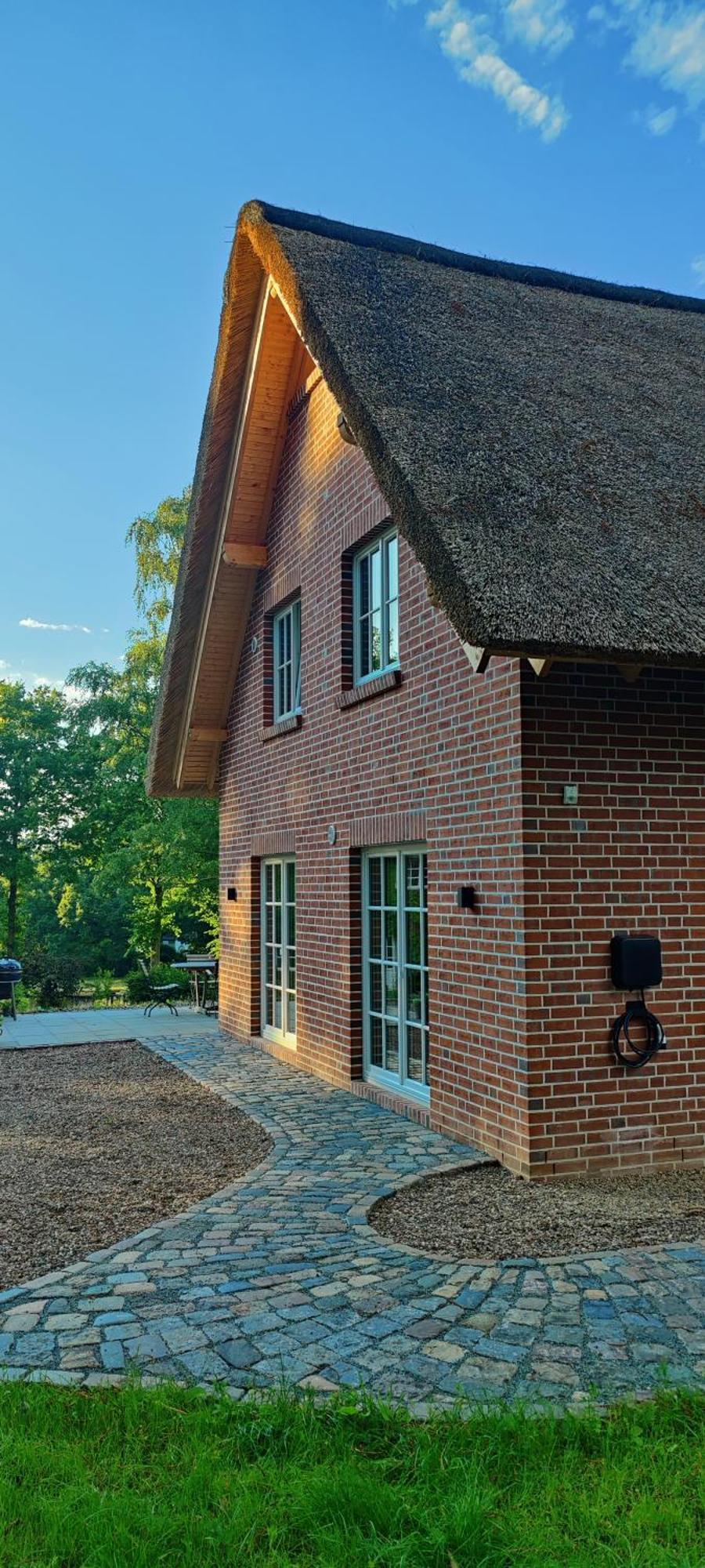 Reetdachhaus In Der Bremer Schweiz エクステリア 写真